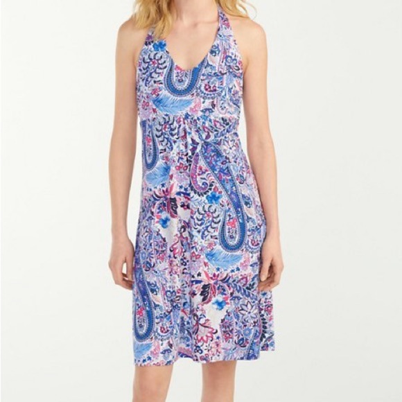 Tommy Bahama Palais Paisley Halter Dress - Picture 1 of 7
